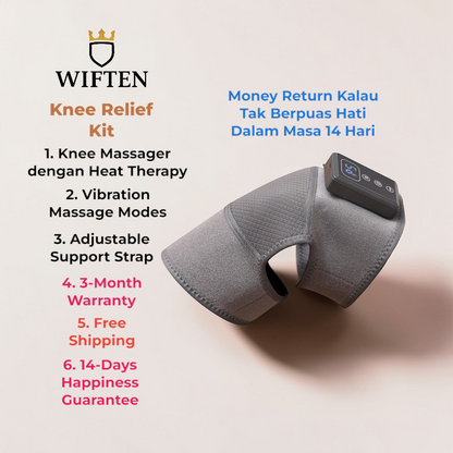 Knee Massager With Electric Vibration, Knee And Shoulder Support